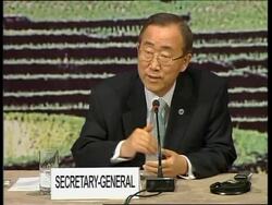 Protests at Climate Conf, delegates soundbites News Clip