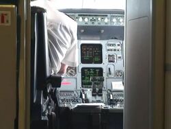 Aircraft commander Stock Footage