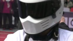 The Stig Outside BBC New Broadcasting House News Clip