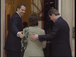 UK: LONDON: US VICE PRESIDENT AL GORE MEETS TONY BLAIR (2) News Clip