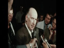 SYND 27 4 73 FORMER US ATTORNEY-GENERAL, MITCHELL, SPEAKS ON WATERGATE AFFAIR News Clip