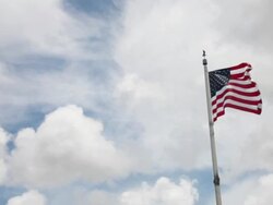 American Flag Stock Footage