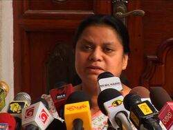 WRAP Defeated candidate cut off from family after arrest, wife, Fonseka News Clip