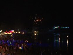 Full Moon Party -  Ko Phangan, Thailand Stock Footage