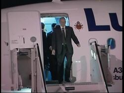 Pope returns to Italy after attending World Youth Day News Clip