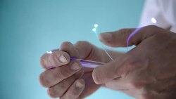 Optical fiber Stock Footage