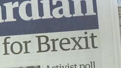 CLEAN : UK newspapers lead on London Mayors decision to back Brexit News Clip