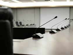 HD:Conference room modern interior design Stock Footage