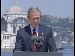 Final day of NATO summit, Bush, Chirac comment News Clip