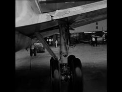 CAN 033 DAMAGED AIR INDIA PLANE IN HANGAR IN FRANKFURT Instructional Video