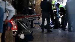CLEAN : Jerusalem police officer wounded attacker killed police News Clip