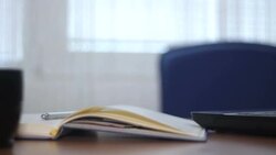 Office desk Stock Footage