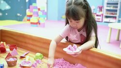 Children playing cooking toy Stock Footage