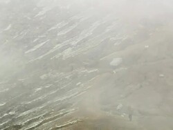 WS Men carrying sulfur from the mining at the ijen volcano / Ijen, Java, Indonesia Stock Footage