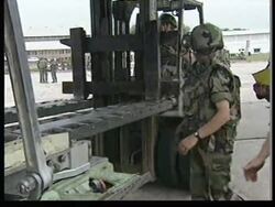 CONGO: BRAZZAVILLE: RENEWED FIGHTING AT AIRPORT News Clip