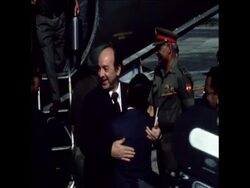 LIB 26-12-71 ENVOY TO BANGLADESH, SYED NAZURAL ISLAM, ARRIVES IN DACCA News Clip
