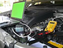 Car checking Stock Footage