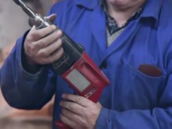 HD: Toolmaker Preparing A Drill Stock Footage