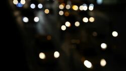 Bokeh Light of Traffic Stock Footage