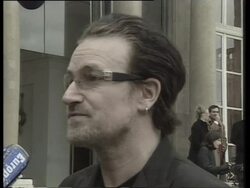Bono meets Chirac, de Villepin comments, Guinea new UNSC chair News Clip
