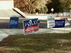 Midterms Elections Held Across The U.S. Stock Footage
