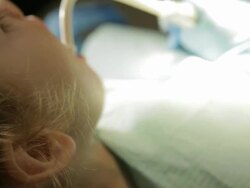 Little Boy In Dental Office Stock Footage