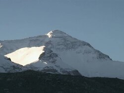 WS Sunrise summit on Mt. Everest   Stock Footage