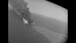 Tankers carrying oil from Venezuela to US burn after German torpedo strike News Clip