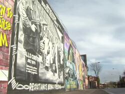 Sectarian Murals in Belfast News Clip