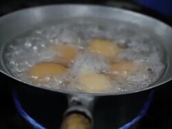 boiled egg Stock Footage