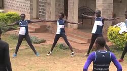 CLEAN : South Sudan Refugee Olympic team members train in Nairobi News Clip