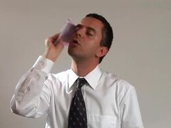 HD: Nervous Businessman Stock Footage