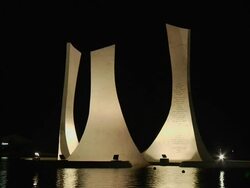 Block Shot Anchol Dreamland Jakarta Indonesia Stock Footage