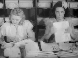 People working at Charles Atlas Company Stock Footage