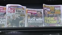 CLEAN : Serbian presidental elections: Vucic's victory makes headlines News Clip