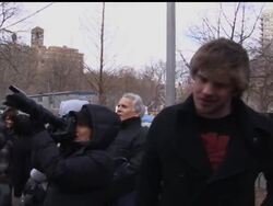 Dozens of New York University students were suspended Friday after barricading themselves in a school cafeteria to draw attention to their concerns about tuition costs, the school's investments and other issues News Clip