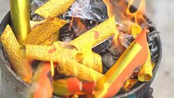 Fortune Paper to burn Stock Footage