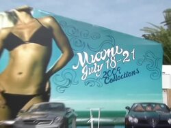 Mercedes-Benz Fashion Week - Miami Swimwear Stock Footage