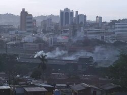 WS View of city / Kampala, Kampala, Uganda Stock Footage