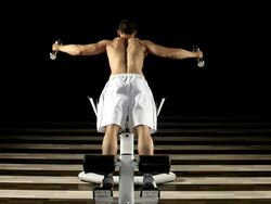 Hyperextension exercise Stock Footage