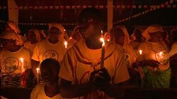 CLEAN : Congolese people celebrate Easter amid political crisis News Clip