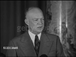 1948: NATIONAL ADVERTISERS CONVENTION: SPEECH: President of Columbia University General Dwight D. Eisenhower saying truth (about America) is enough, no need to lie, anyone who has experienced our way of life will choose ours, there have been mistakes Instructional Video