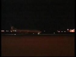 Plane takes off to pick up crew from Hainan News Clip