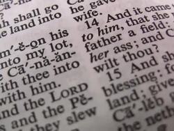 HD 1080i Book of Judges 4 Stock Footage