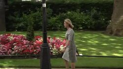 Justine Greening Arrives at Downing Street News Clip