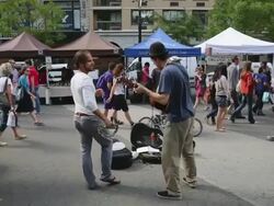 NYC Farmers Market Brims With Early Fall Produce Stock Footage