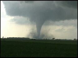WA Tornado moving over countryside, USA Stock Footage