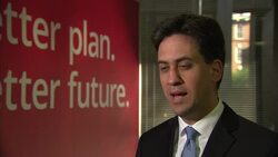 Interview with Ed Miliband on the Conservative Manifesto News Clip