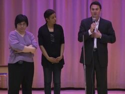 OfficeMax representative presents teacher with supplies at the IYAZ And OfficeMax Surprise New York City Teacher With $1000 In Supplies at New York NY. (Footage by WireImage Video/GettyImages) Stock Footage