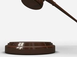 Judges's Gavel Stock Footage